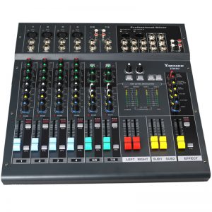 8 channels audio mixer YM80.