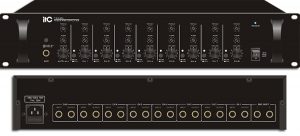 T-6240 8 Channel Pre-Amplifier (Each Input Has Treble and Bass Control).