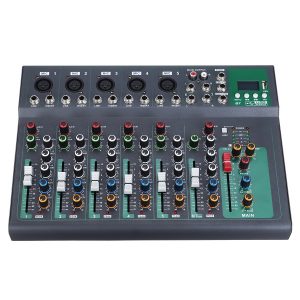 And select 5 channel audio mixer control with LED display/Bluetooth.